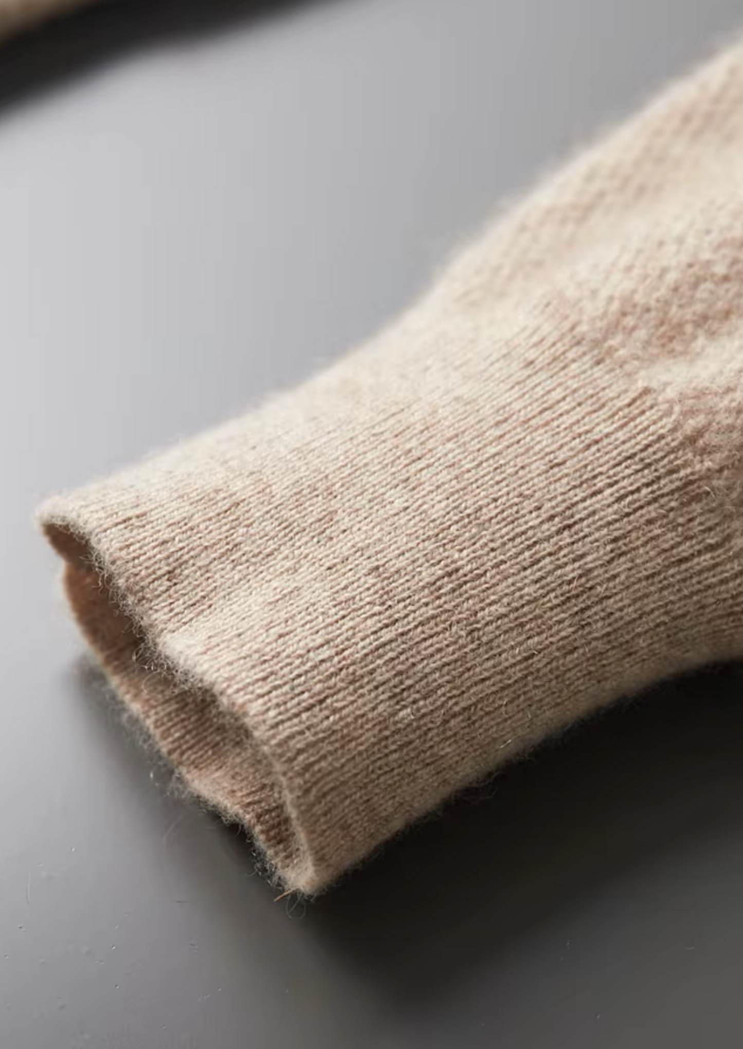 Premium Cashmere Classic Henley Sweater