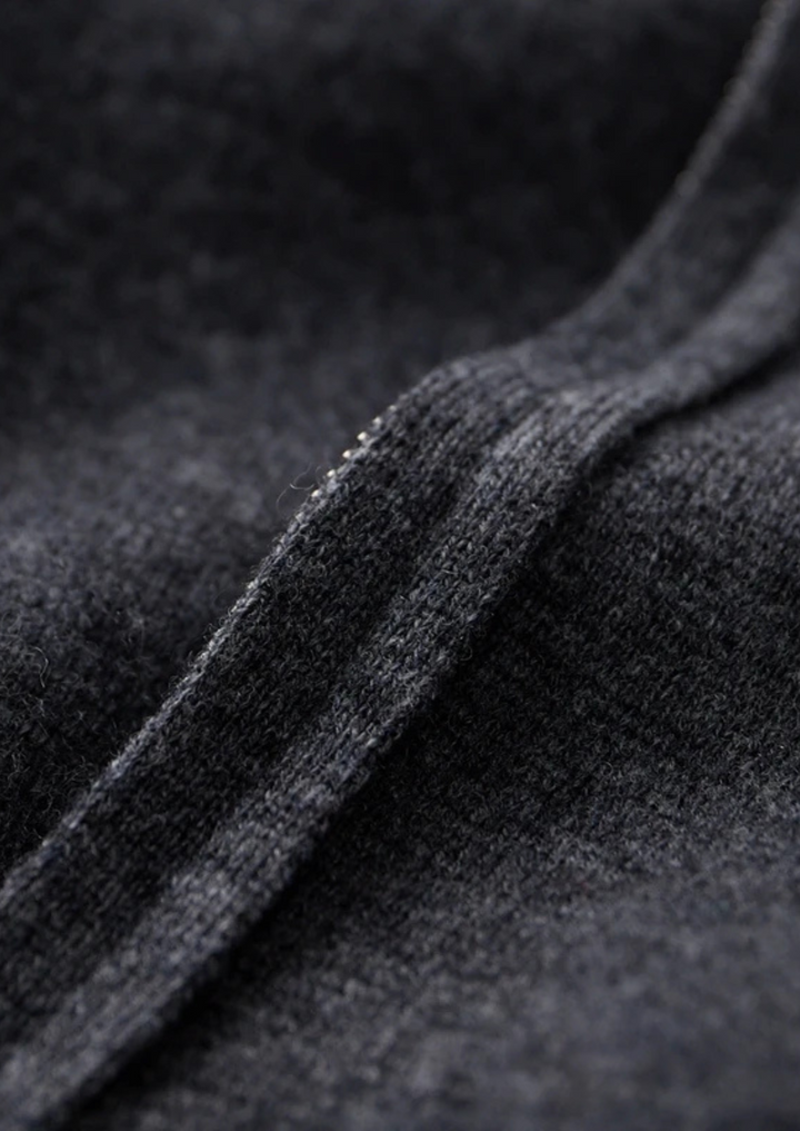Premium Cashmere Zipper Hoodie