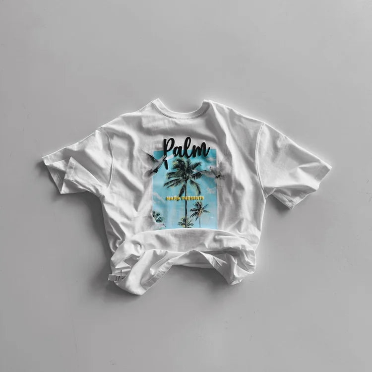 Oversize Palm Paradise Tee