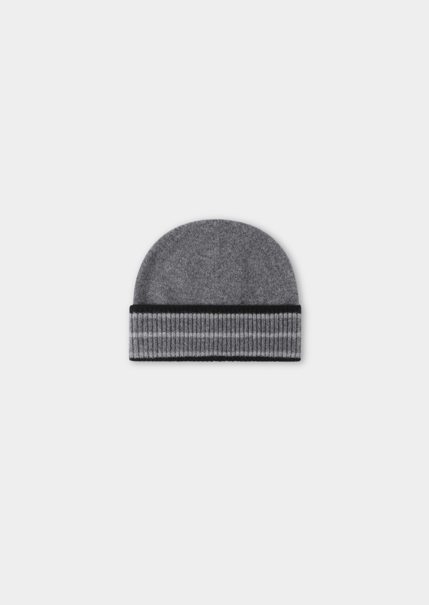 Dark Gray Merino Wool Wintertime Beanie