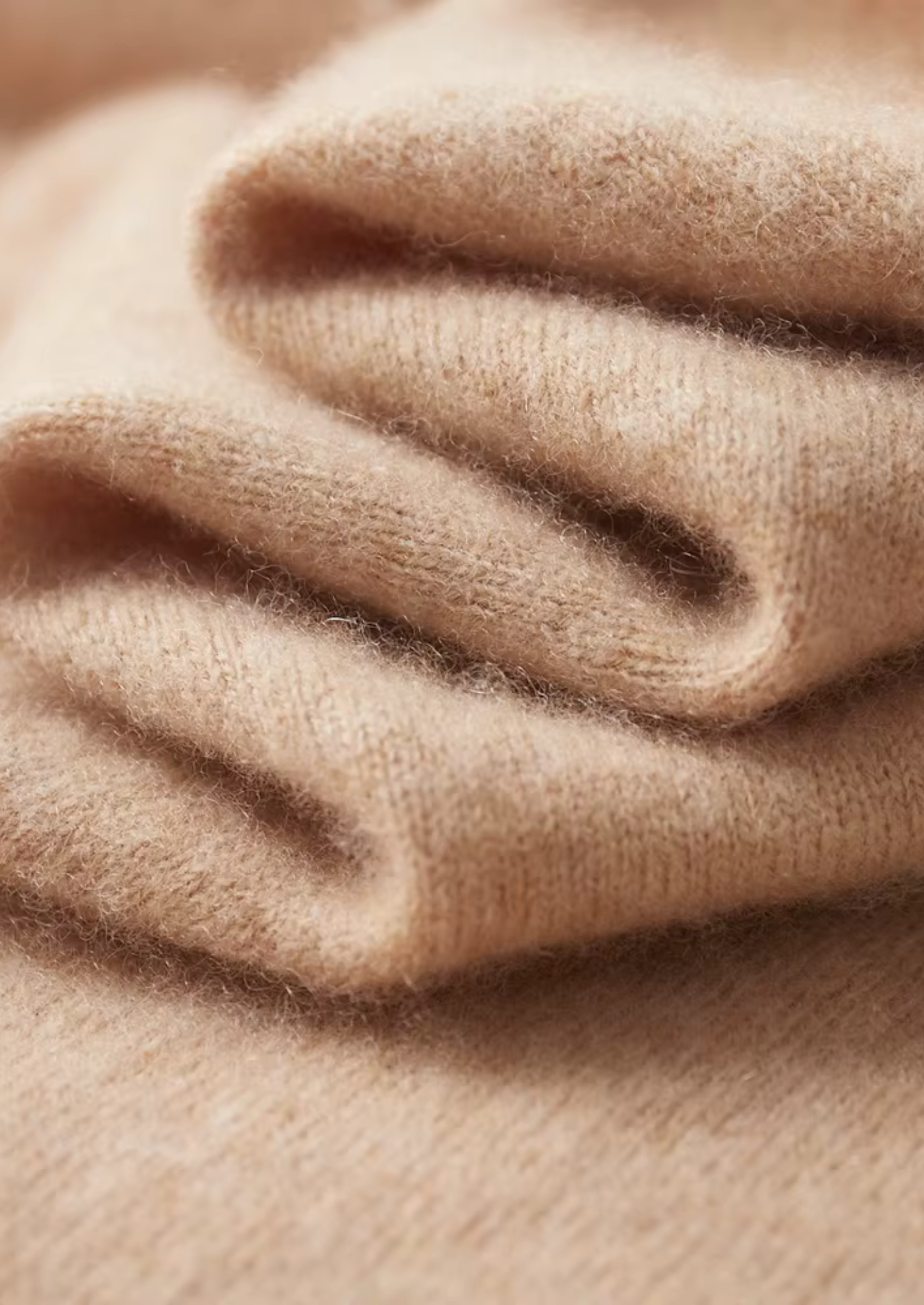Premium Cashmere Two Tone Zipper Polo