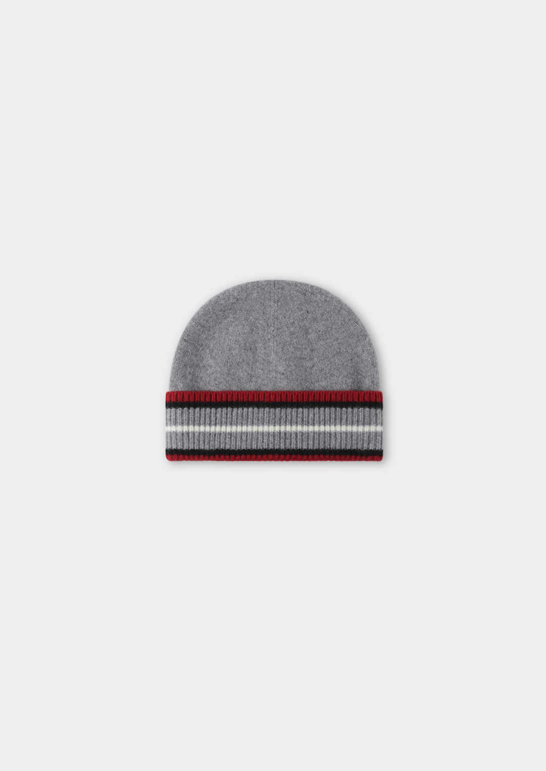 Light Gray Merino Wool Wintertime Beanie