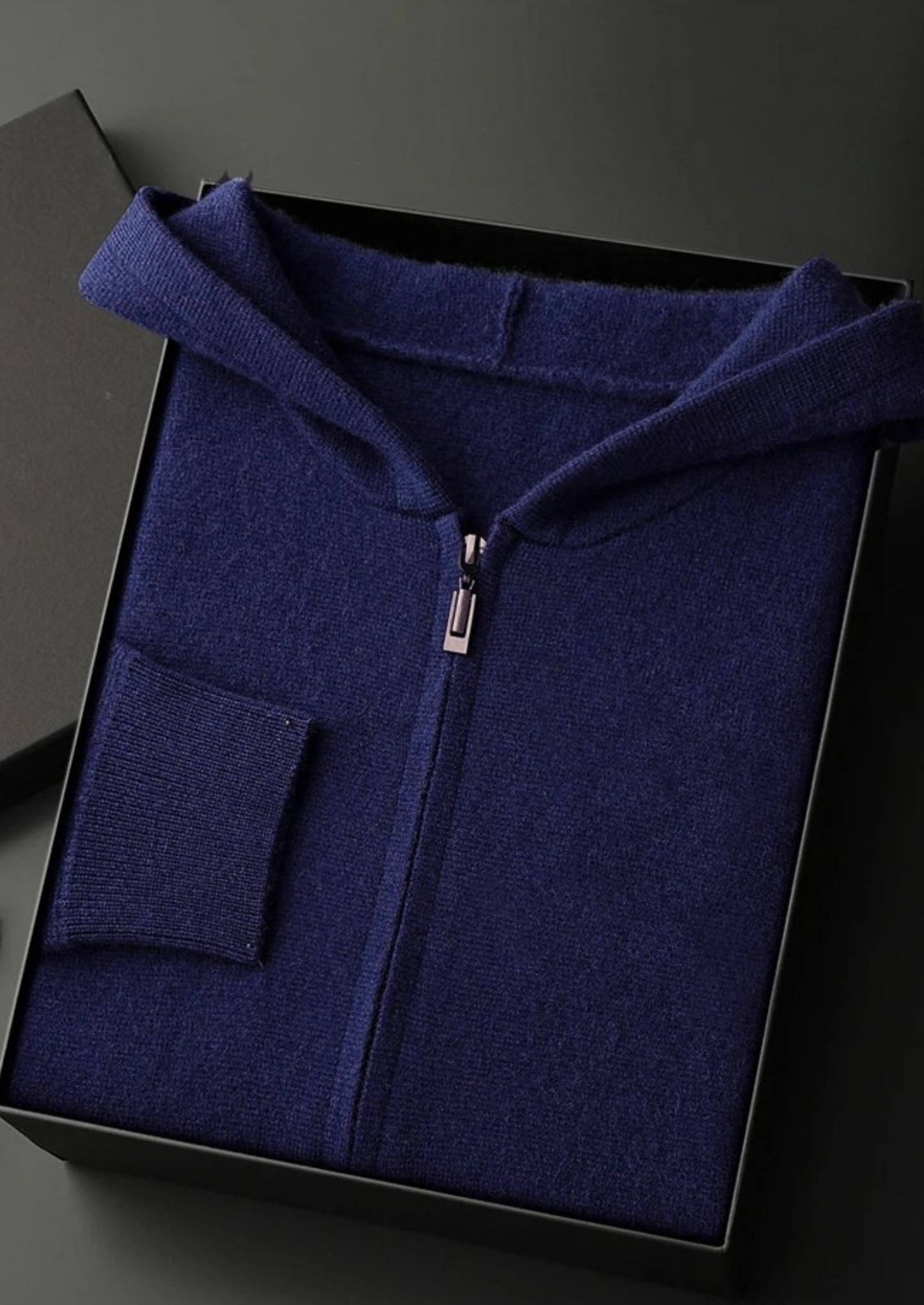 Premium Cashmere Zipper Hoodie