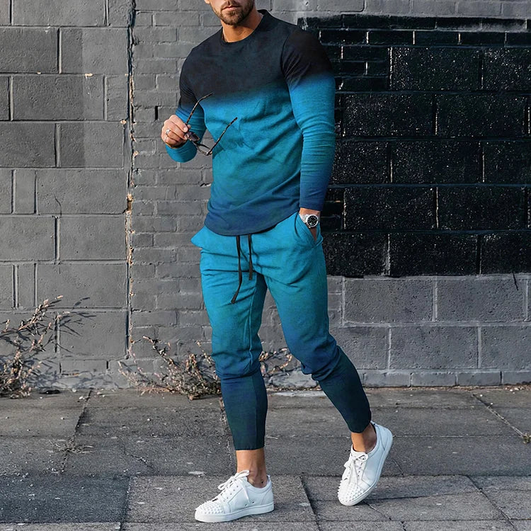 Long Sleeve Casual Two-piece Set - DUVAL