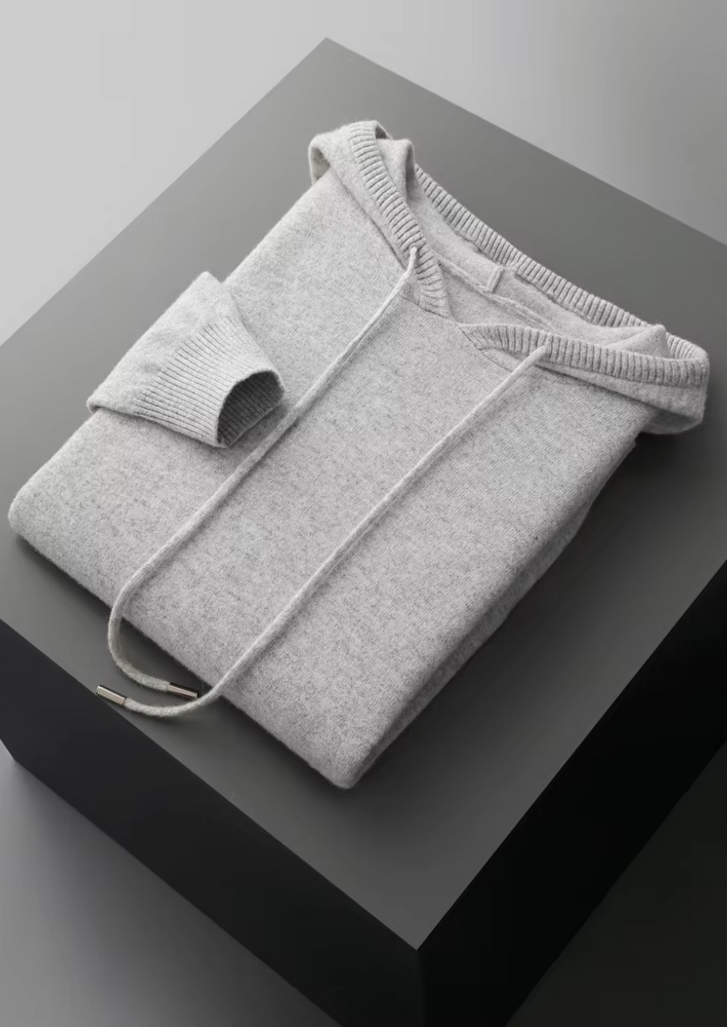 Pure Extra-Fine Merino Wool Light Gray Savro Set