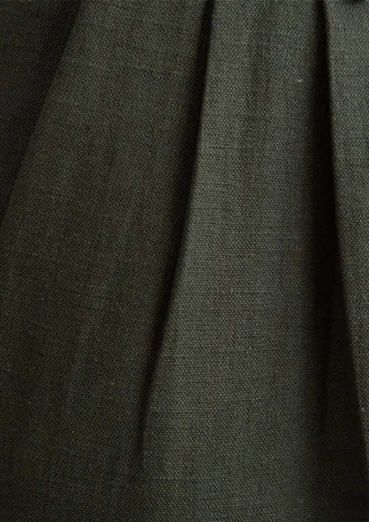 Vittorio Pleated Coastal Trousers - Olive