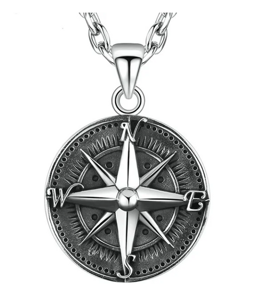 Quality Compass Luxury Necklace Pendant