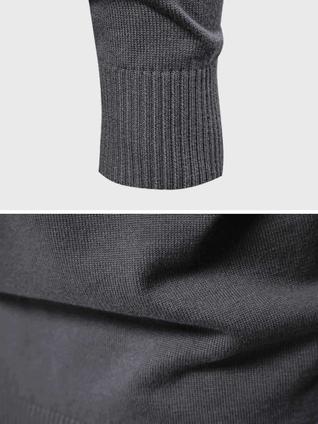 Knit Pocket Cardigan Sweater - DUVAL