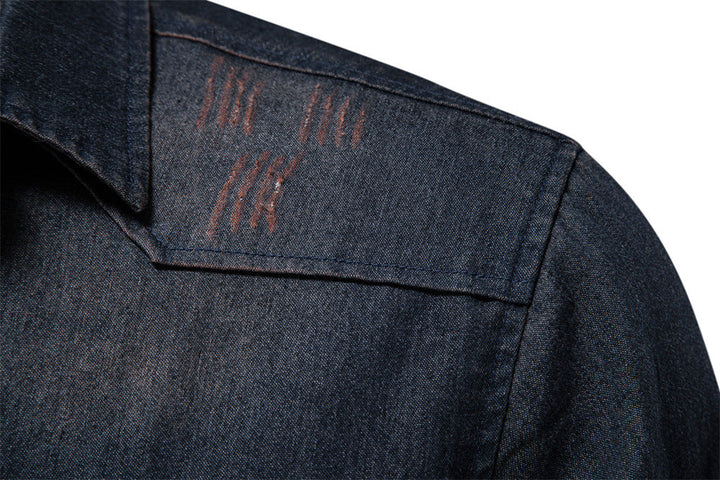Long Sleeve Denim Shirt New - DUVAL
