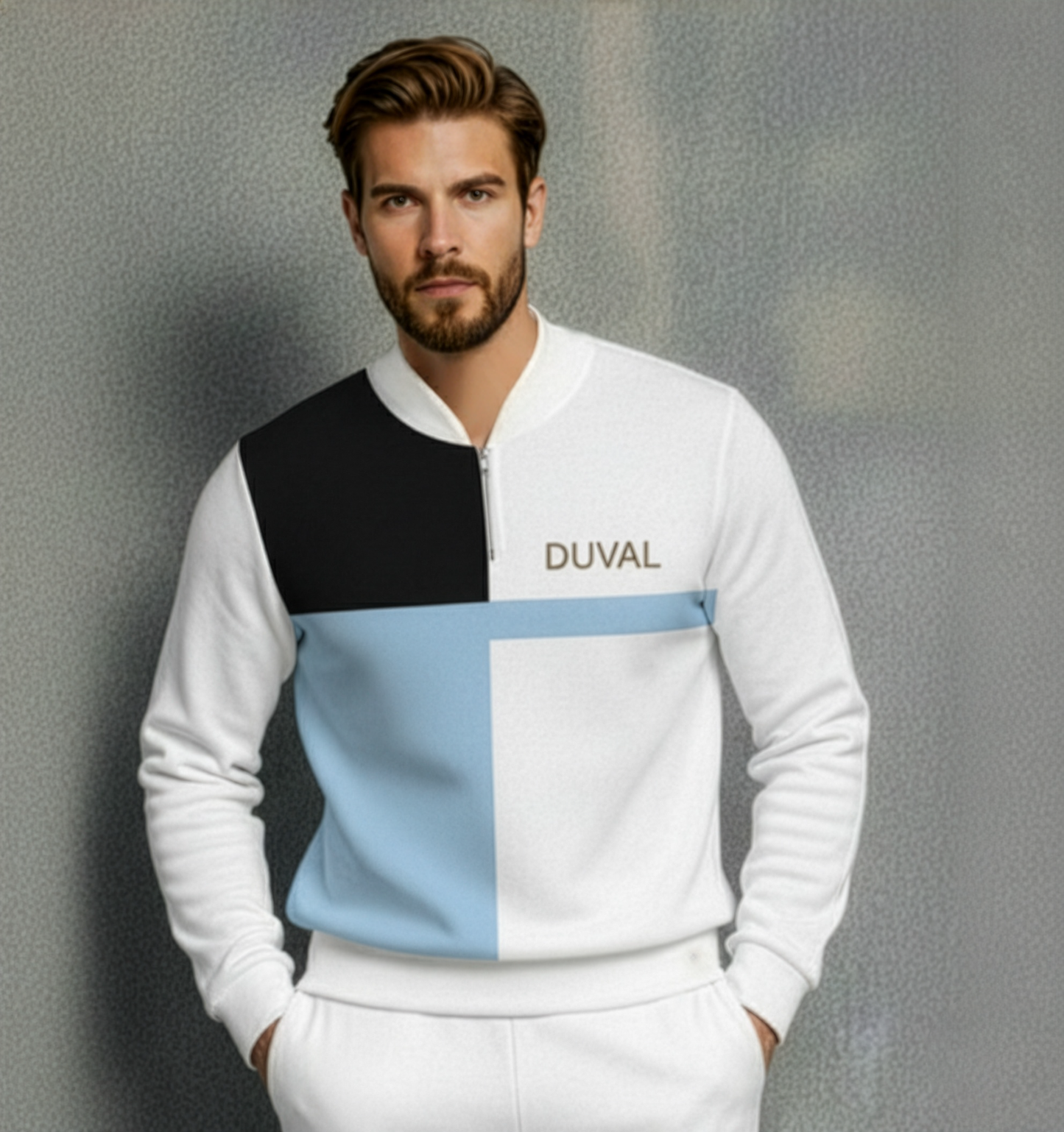 The Santorini Half-Zip Sweater Set