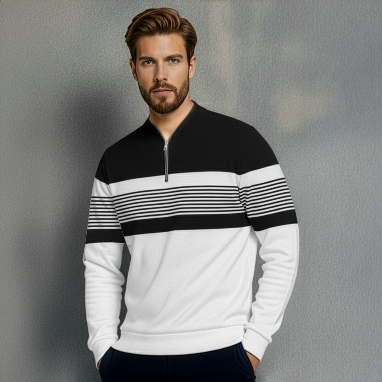 The Milan Half-Zip Sweater Set