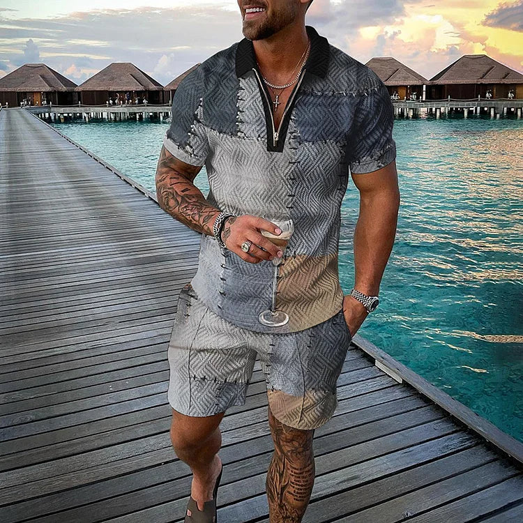 Rogue Polo Shirt And Shorts Co-Ord - DUVAL