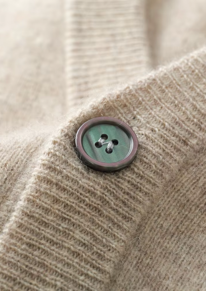 Pure Extra-Fine Merino Wool Essential Cardigan