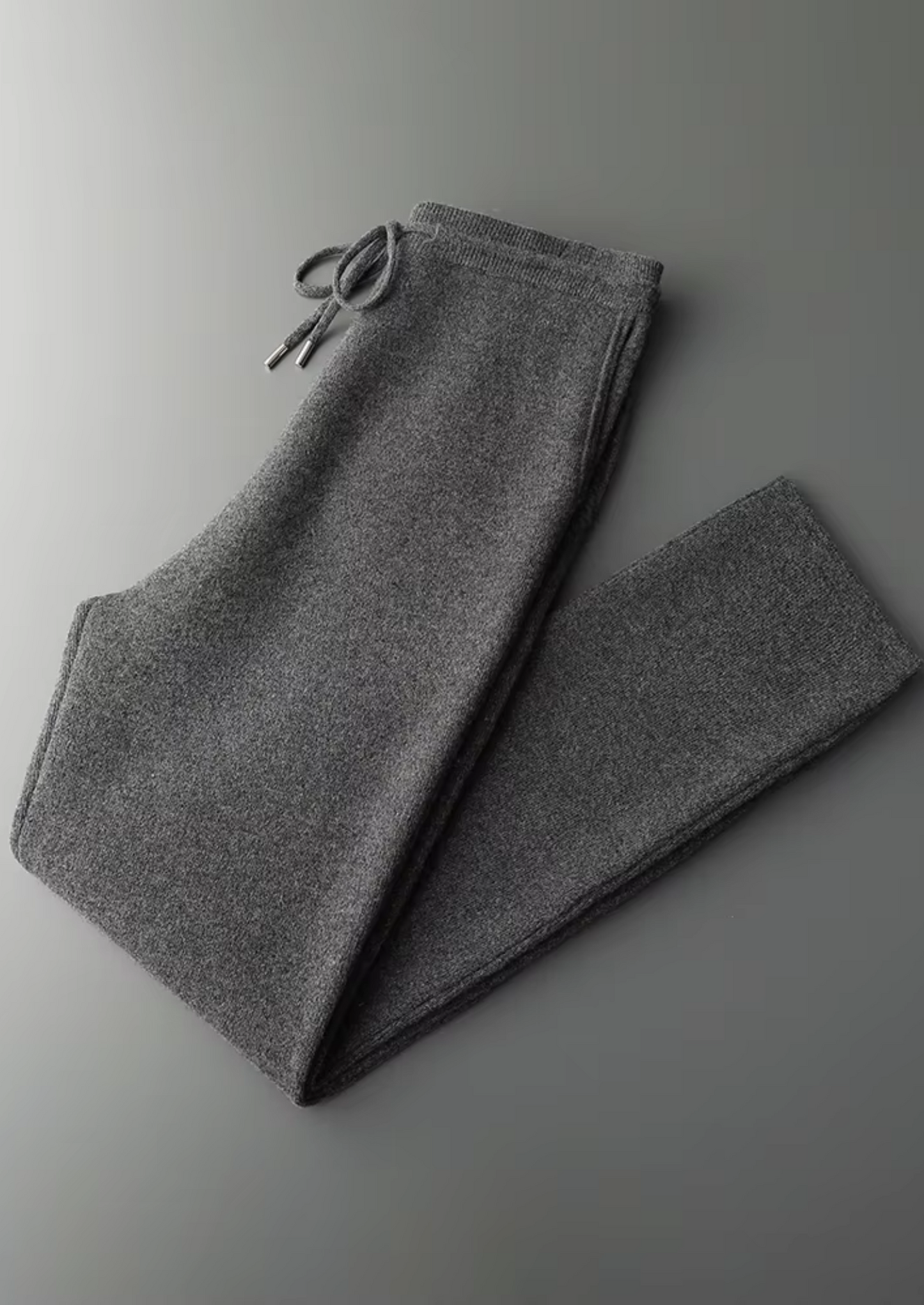 Pure Extra-Fine Merino Wool Dark Gray Savro Set
