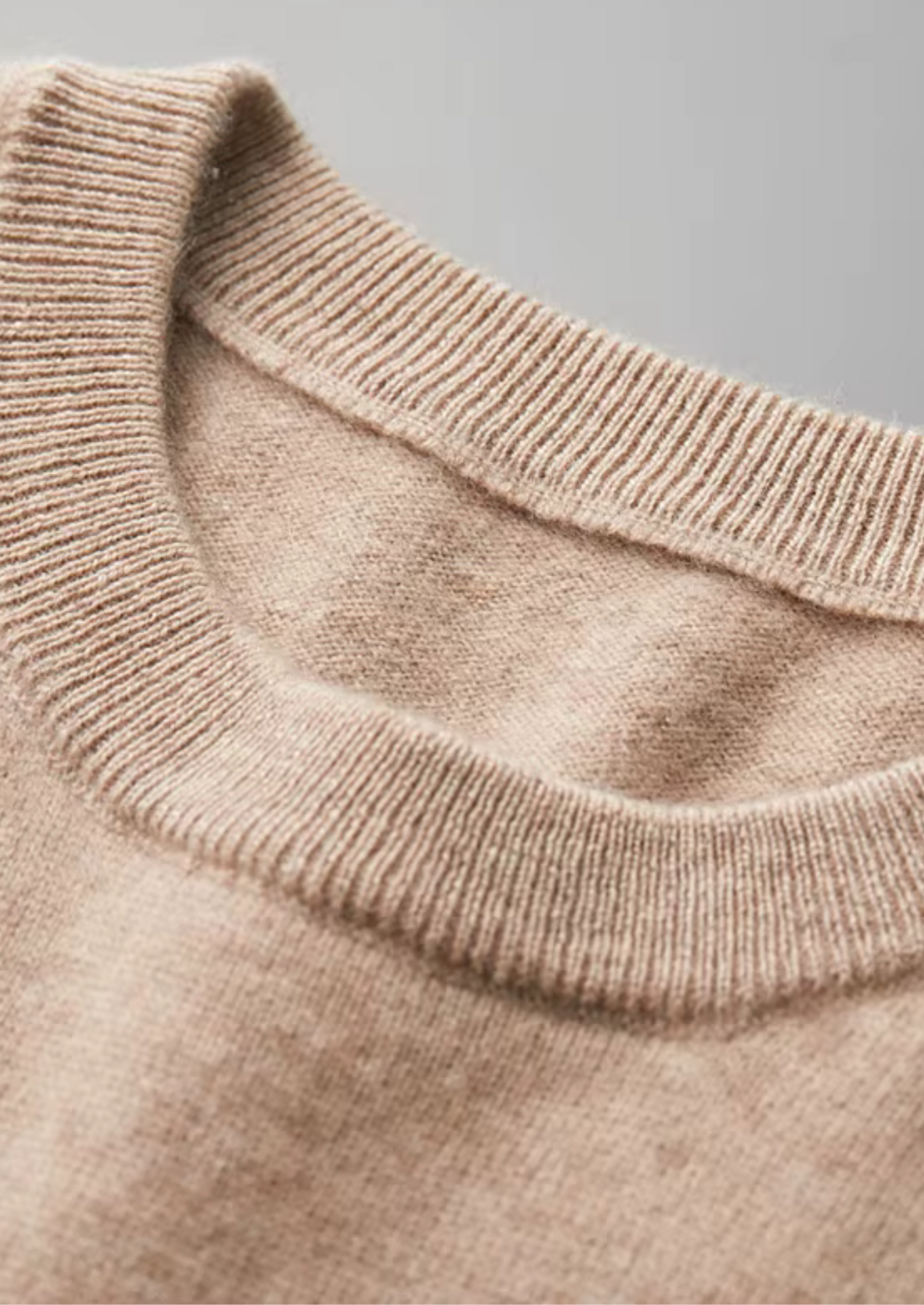 Premium Cashmere Classic Crewneck T-Shirt