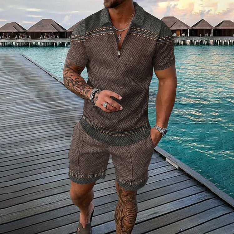 Duke Polo Shirt And Shorts Co-Ord - DUVAL