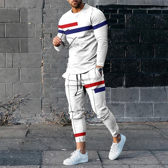 Long Sleeve Casual Two-piece Set - DUVAL