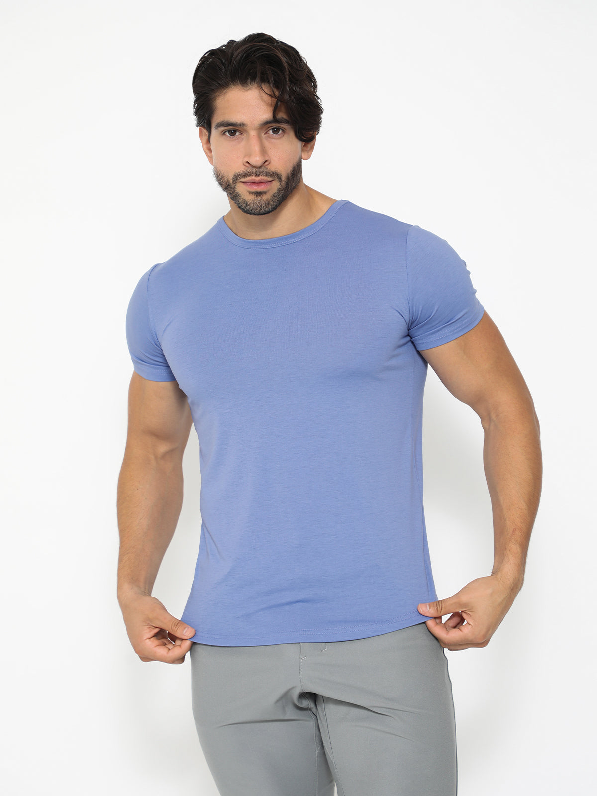 All Day Elite Curve-Hem Tee Short Sleeve