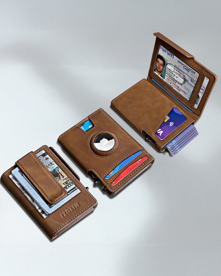 Multi-functional Slim Leather Wallet - DUVAL