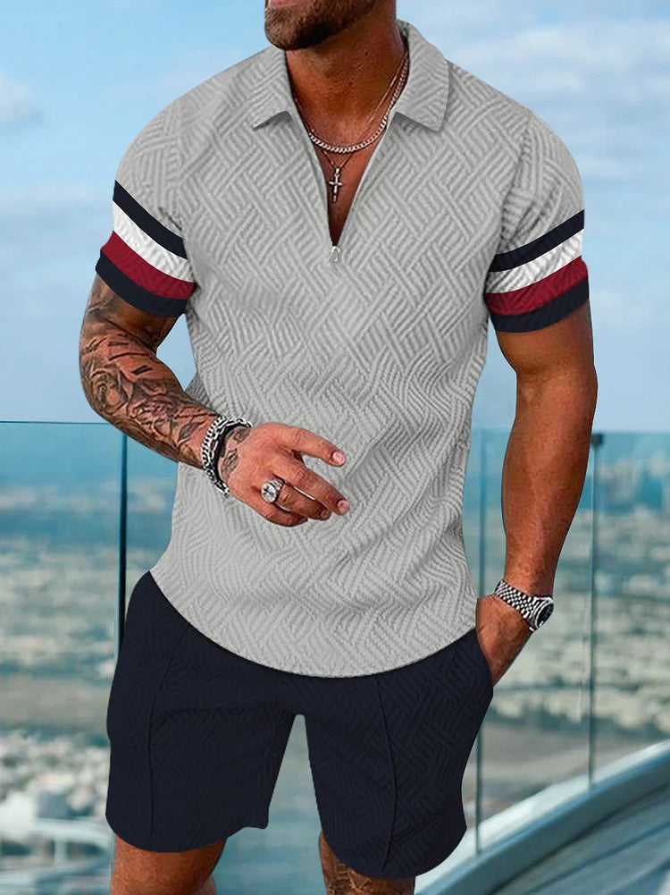 Merodach Polo Shirt And Shorts Co-Ord - DUVAL
