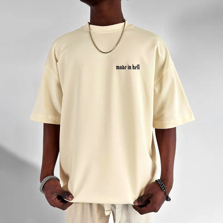 Oversize Made In Hell Tee - DUVAL