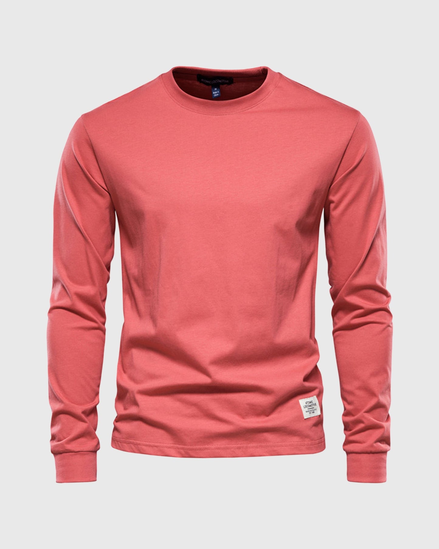 Crew neck Long Sleeve Cotton Premium Basic T-Shirt