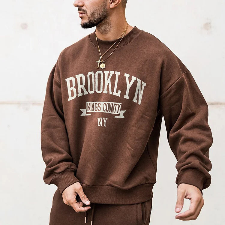 Brooklyn Fashion  Oversized Sweatshirt - DUVAL
