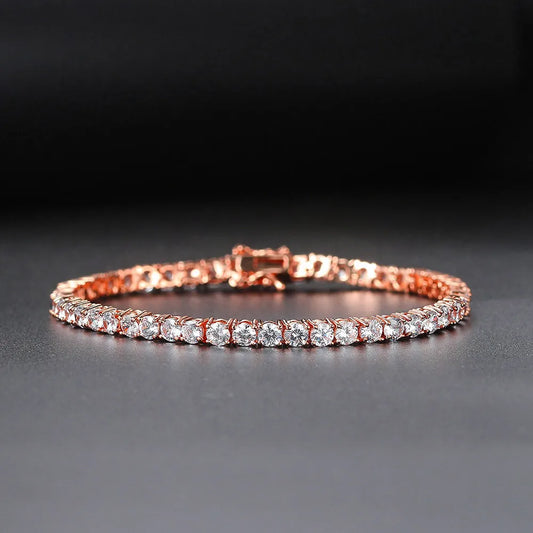 Iced Out Crystal Tennis Bracelet