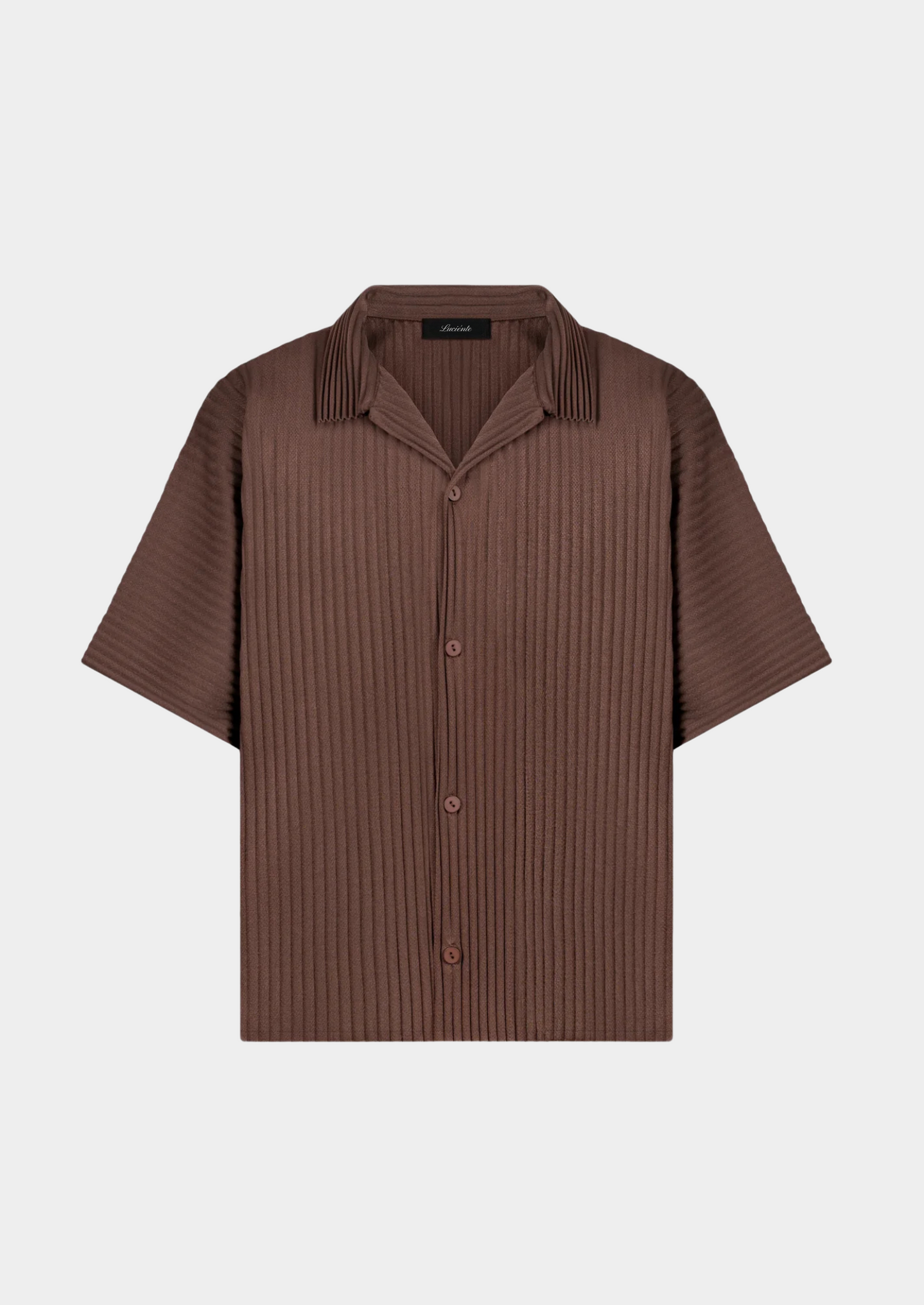 Coffee Pleated Summer Set