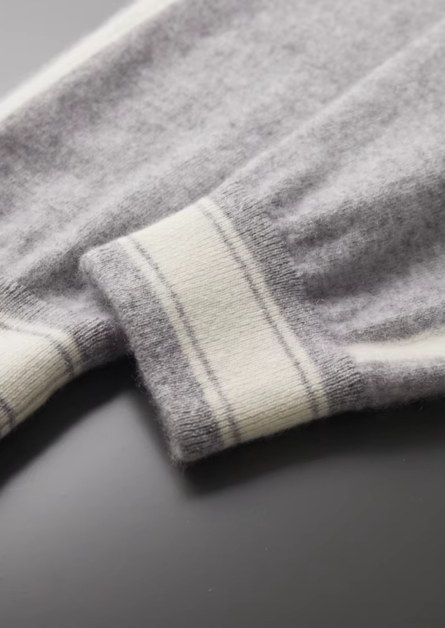 Premium Cashmere Light Gray Vienna Leisure Set