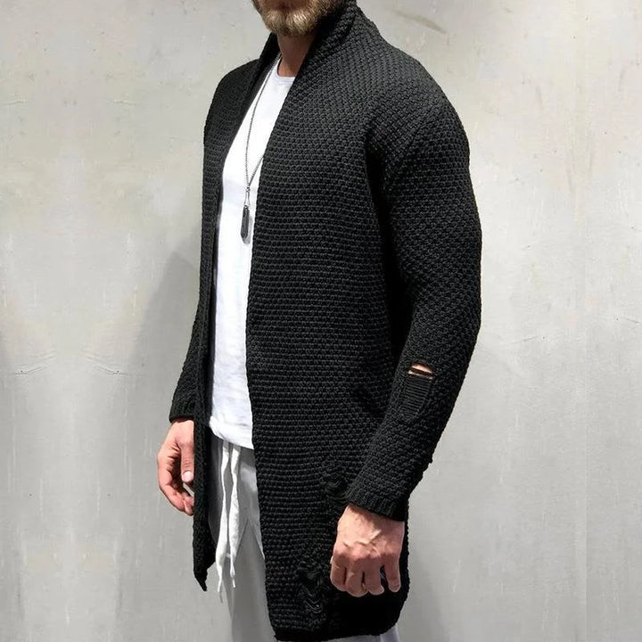 Casual Knitted Sweater Cardigan Long Coat - DUVAL