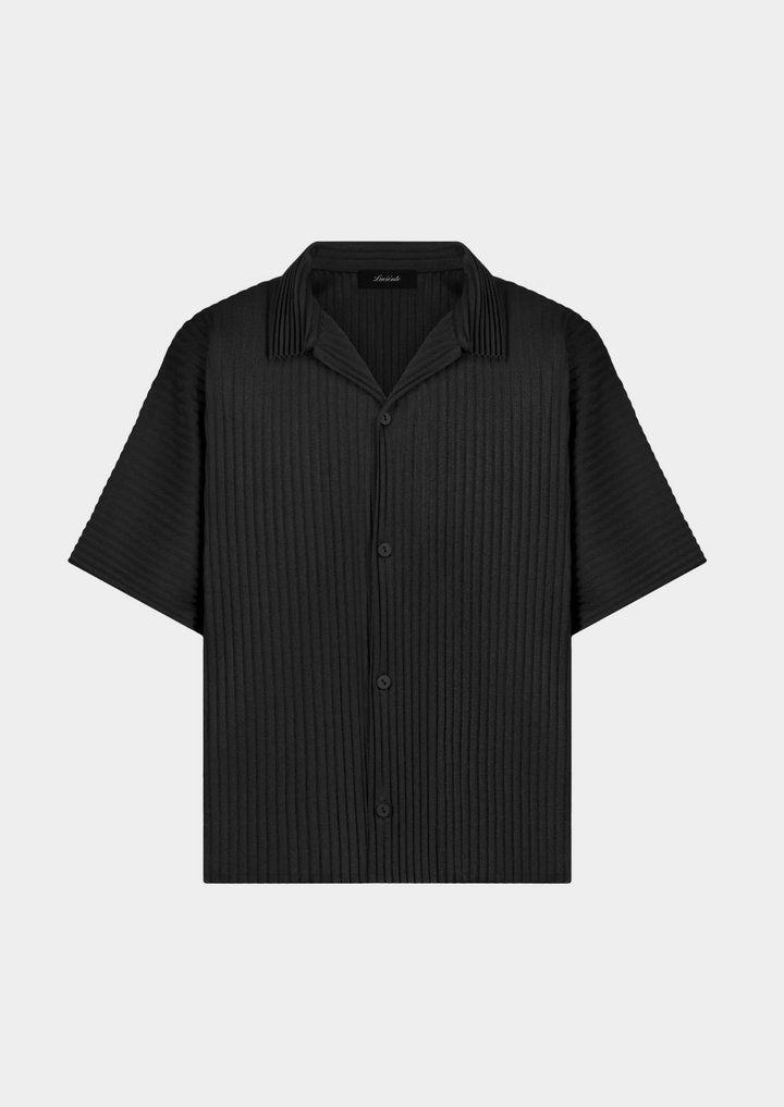 Black Pleated Summer Set