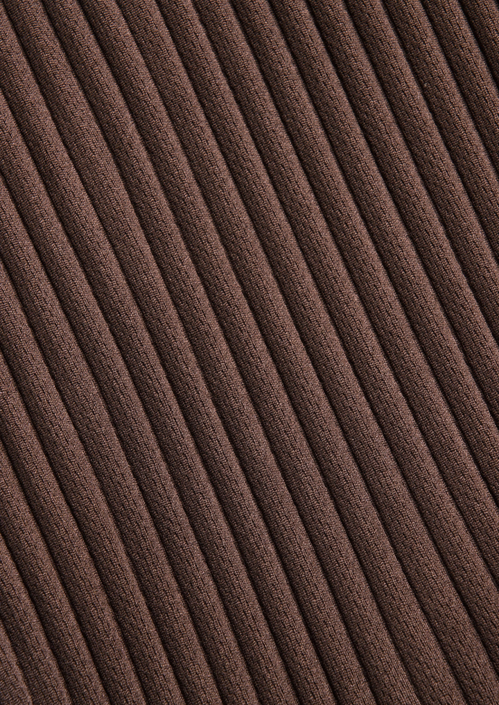 Coffee Pleated Summer Set