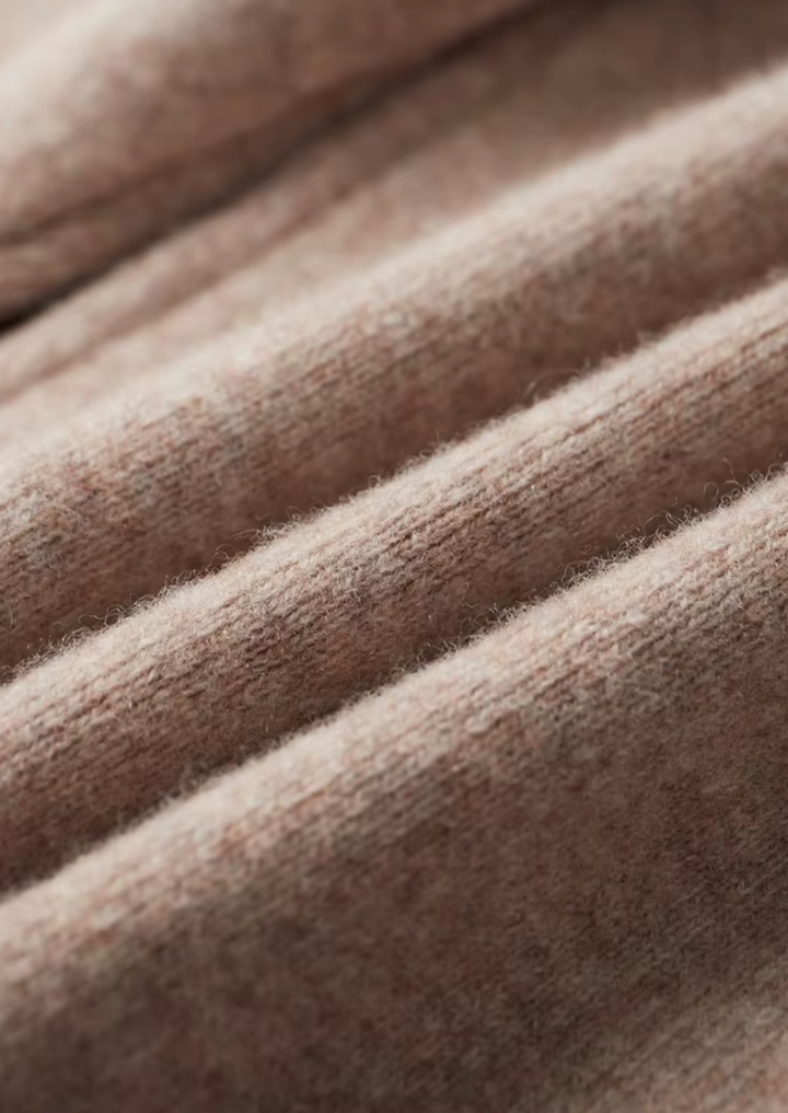 Pure Extra-Fine Merino Wool Beige Savro Set