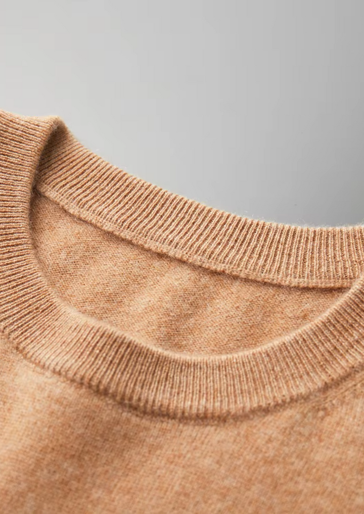 Premium Cashmere Classic Crewneck T-Shirt