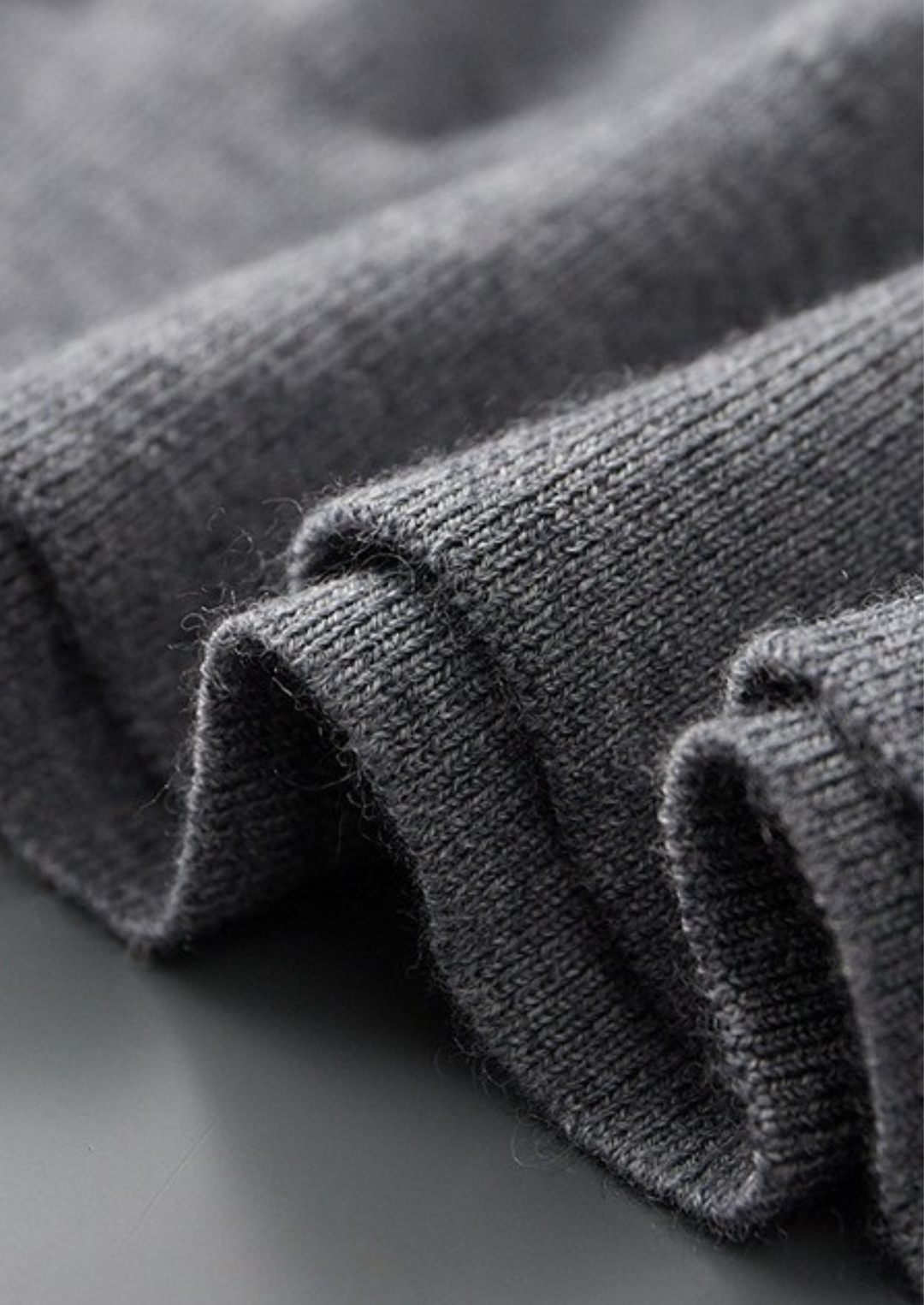 Premium Cashmere Buttonless Sweater Polo