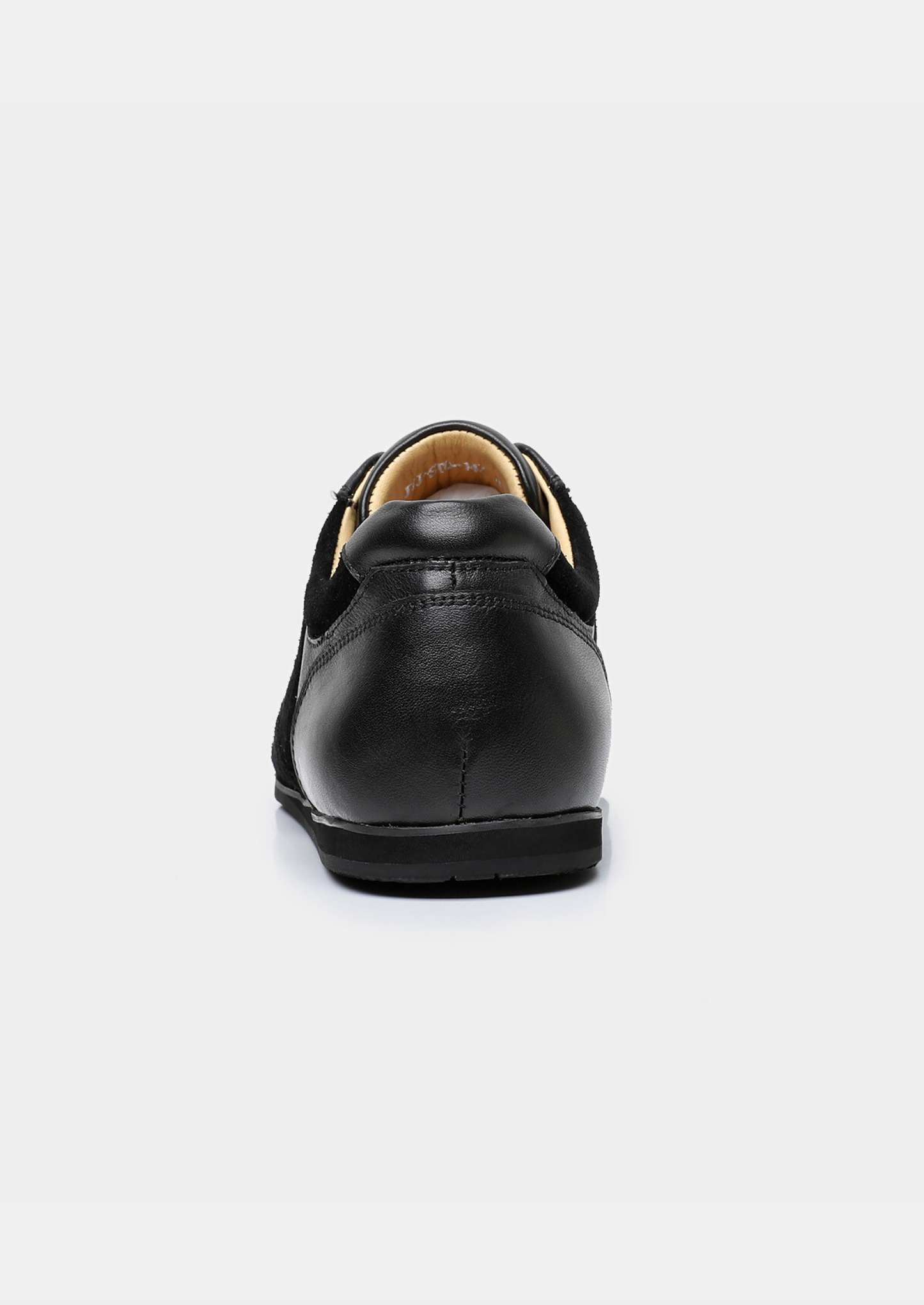 Black Retro Hybrid Suede Leather Runner