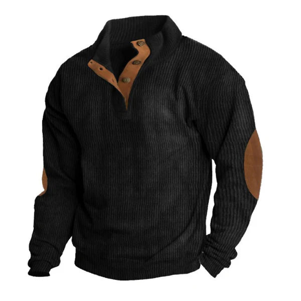 Outdoor Casual Stand Collar Long Sleeve Sweatshirt