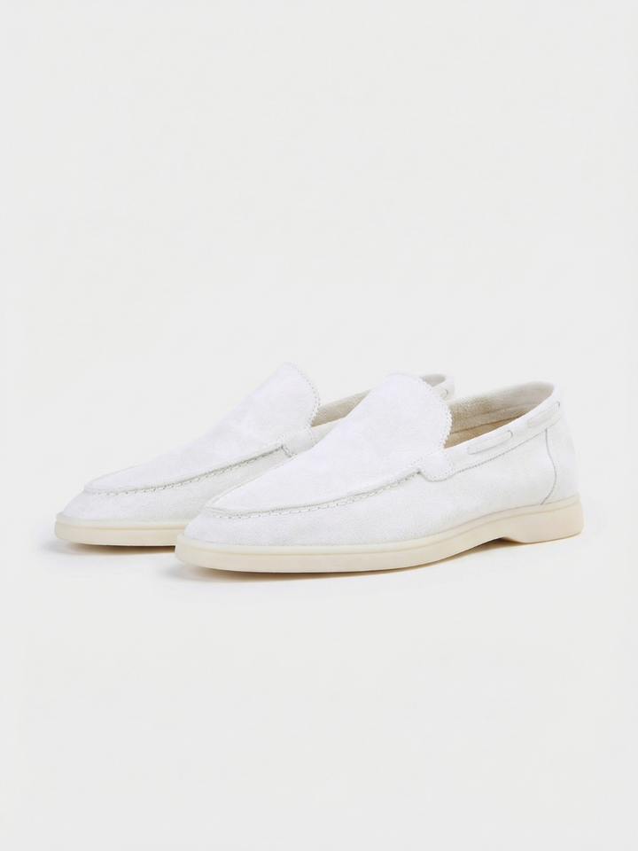 White Yacht Loafers