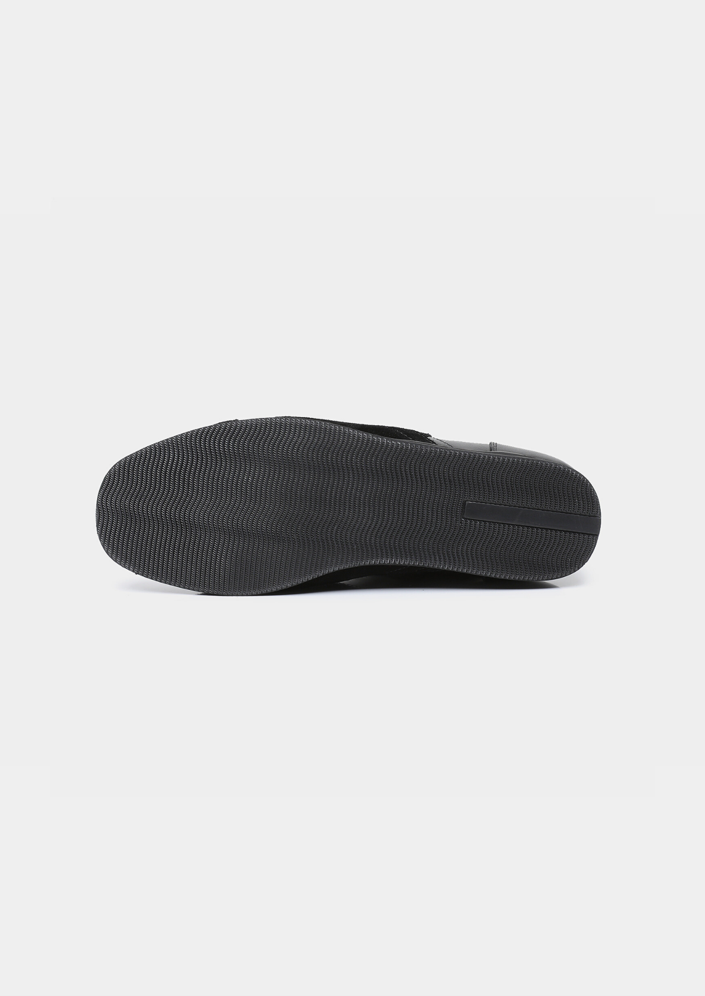 Black Retro Hybrid Suede Leather Runner