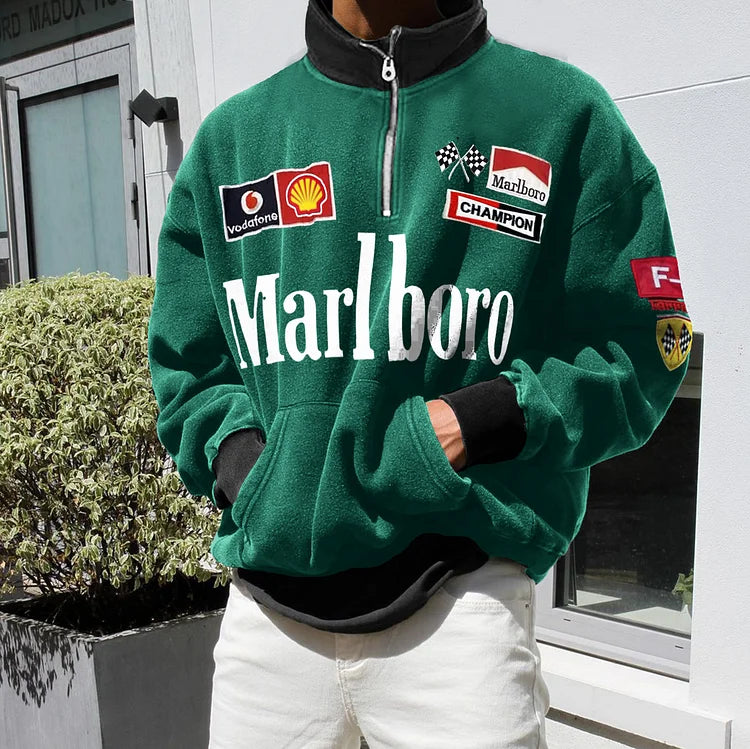 Classic Racing Street Casual Polo Jacket Jacket - DUVAL