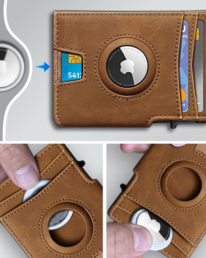 Multi-functional Slim Leather Wallet - DUVAL
