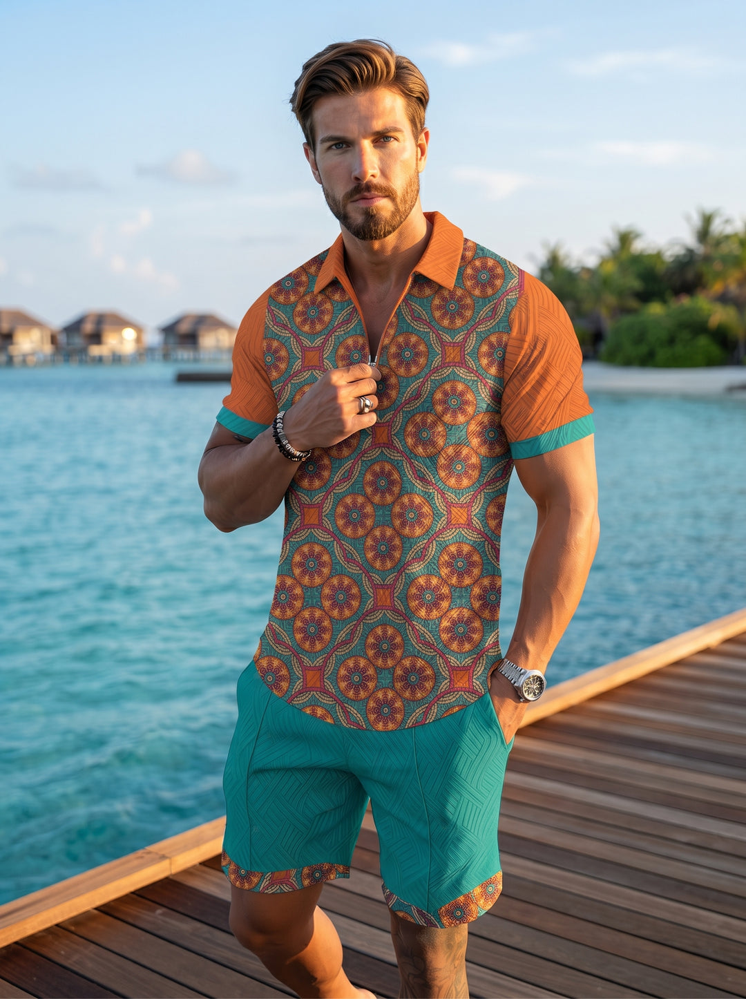 The Azure Polo Set