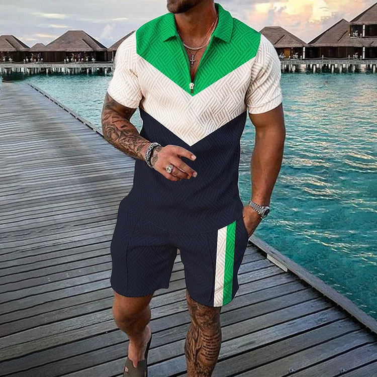 Catalyst Polo Shirt And Shorts Co-Ord - DUVAL
