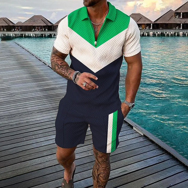 Catalyst Polo Shirt And Shorts Co-Ord - DUVAL
