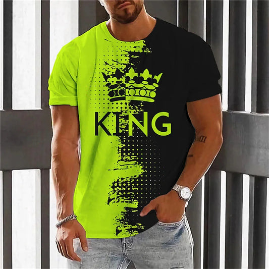King Black and Green T-Shirt