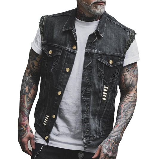 men's-casual-vintage-lapel-denim-vest