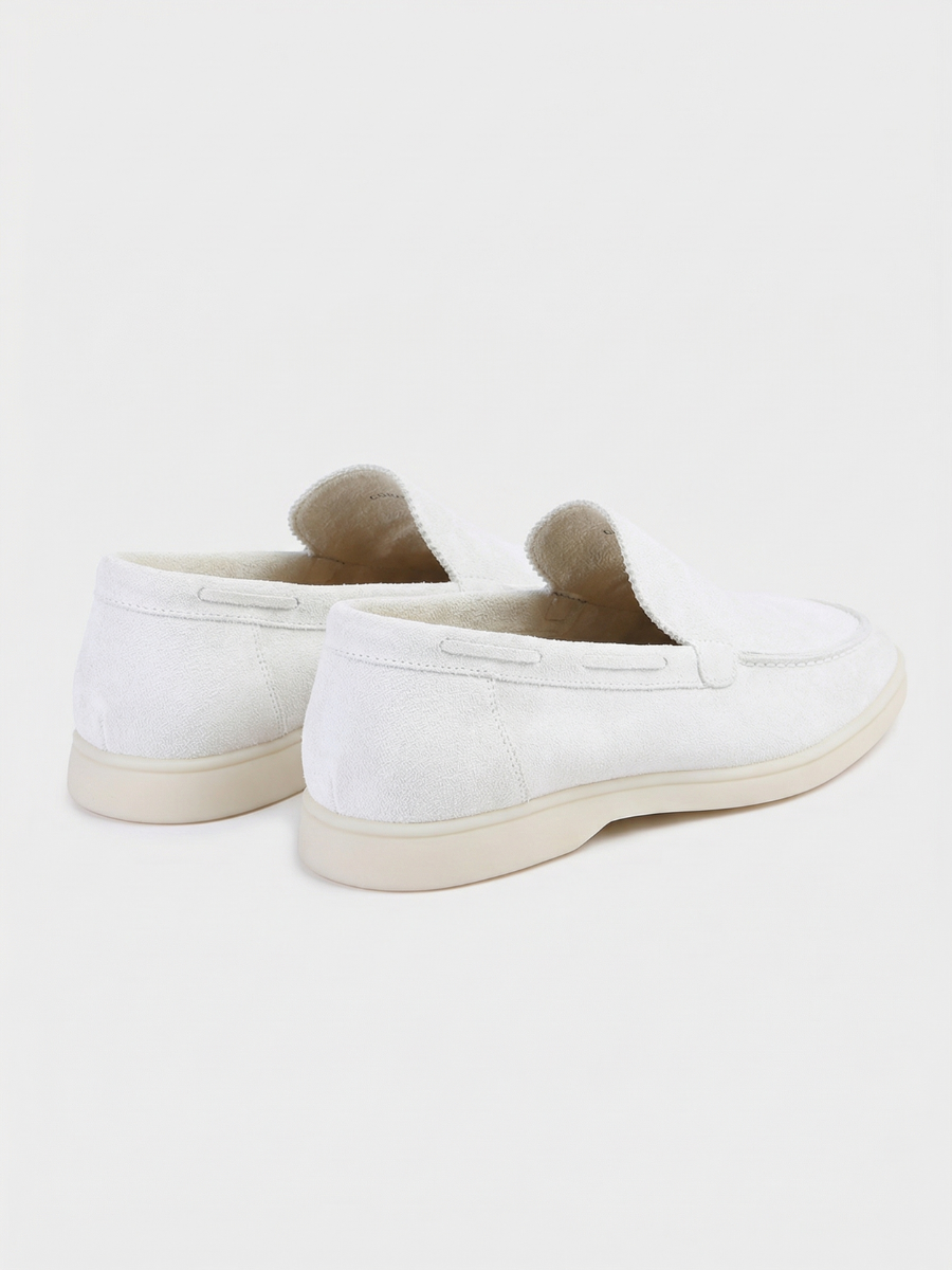 White Yacht Loafers