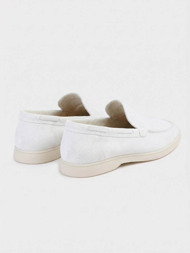 White Yacht Loafers