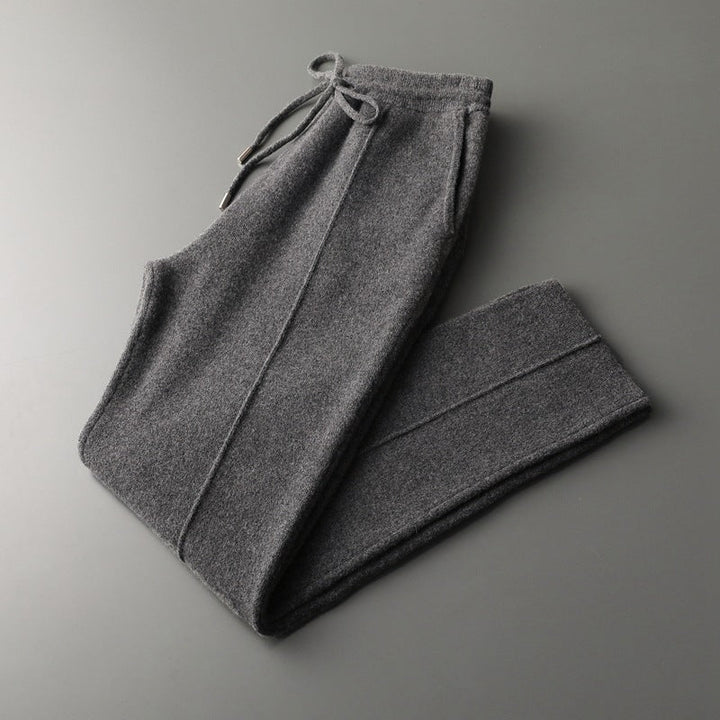 Pure Extra-Fine Merino Wool Leisure Trousers